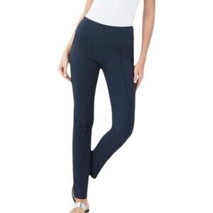NWT Anatomie Sonya Curvy High Rise Travel Pants Size Small Navy Blue